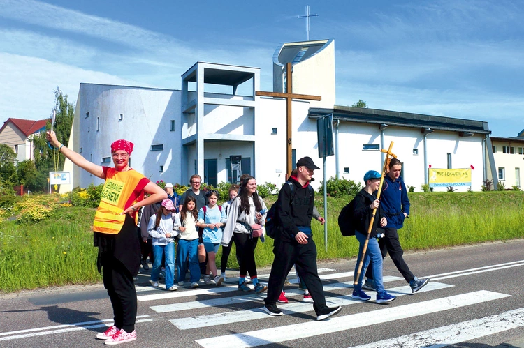 Pątnicy wyruszyli z kościoła pw. św. Józefa Robotnika w Elblągu.