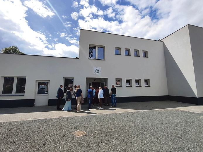 Nowy budynek powstał dzięki ogromnemu wysiłkowi społeczników.