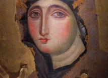 „Prawdziwy portret” Maryi.  Tak najprawdopodobniej  wyglądała Matka Boża.  Obraz Maryi Orędowniczki (Maria Advocata) z kościoła sióstr dominikanek  na Monte Mario w Rzymie, namalowany przez św. Łukasza starożytną techniką malarską na desce lipowej  o wymiarach 70,2 × 40,5 cm. 