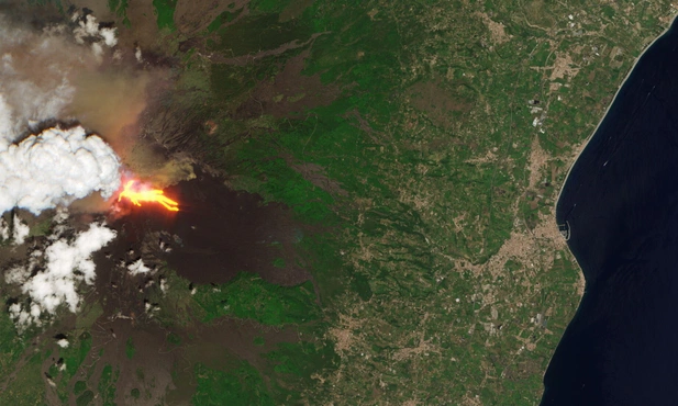 Etna znowu straszy