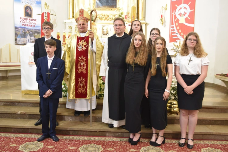 Bierzmowanie w Trzetrzewinie