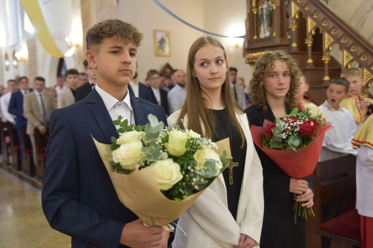 Bierzmowanie w Trzetrzewinie