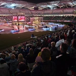 Jezus na Stadionie Legii. Msza św. z abp. Adrianem Galbasem