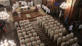 KEP w Katowicach. Msza św. w sanktuarium w Piekarach Śląskich