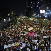 Protest w Tel Avivie