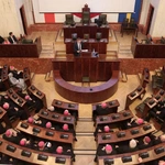 KEP w Katowicach. Biskupi w gmachu Sejmu Śląskiego