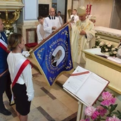 Bp Marek Solarczyk  na uroczystości.