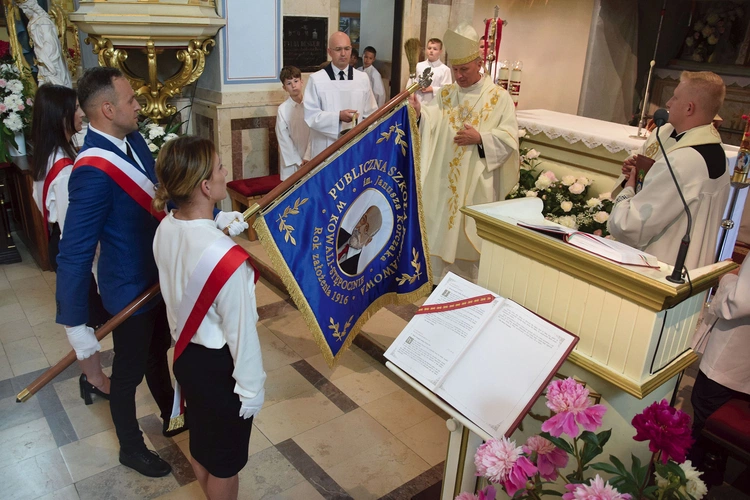 Bp Marek Solarczyk  na uroczystości.
