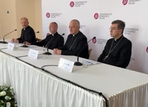 Konferencja prasowa Konferencji Episkopatu Polski na zakończenie 491. Zebrania Plenarnego KEP