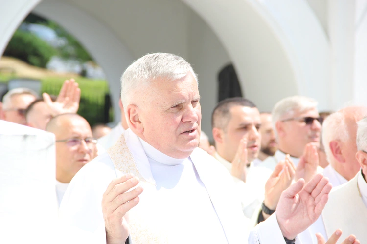 Pielgrzymka tarnowskich kapłanów do Tuchowa