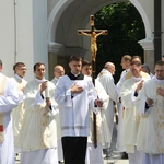 Pielgrzymka tarnowskich kapłanów do Tuchowa