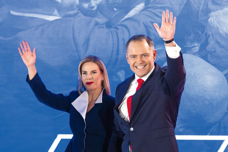 Karol Nawrocki z żoną Martą. 1 czerwca został wybrany na 7. prezydenta III RP 