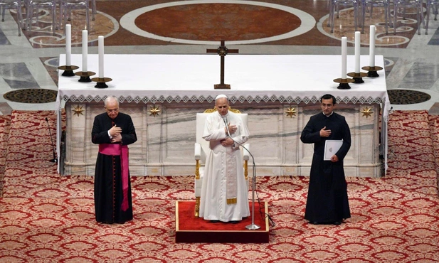 Podczas audiencji jubileuszowej w Bazylice św. Piotra