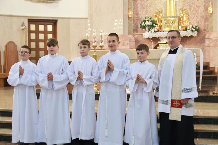 Błogosławieństwo ministrantów słowa Bożego