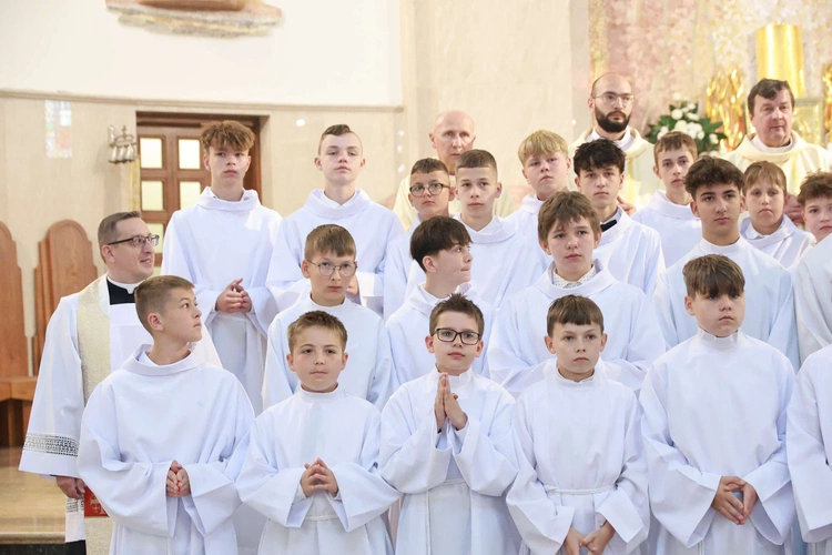 Błogosławieństwo ministrantów słowa Bożego