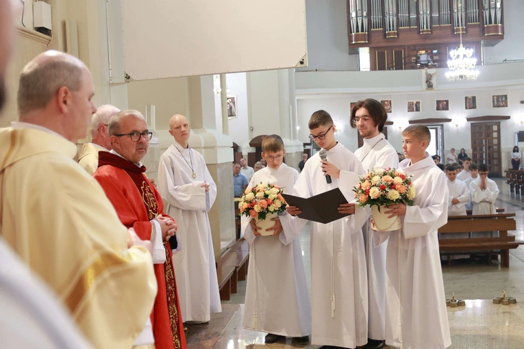 Błogosławieństwo ministrantów słowa Bożego