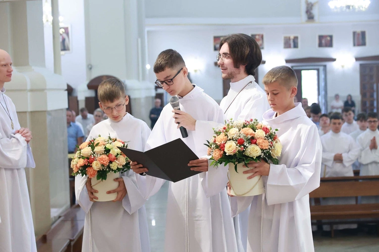 Błogosławieństwo ministrantów słowa Bożego