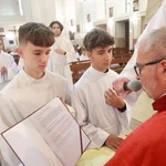 Błogosławieństwo ministrantów słowa Bożego