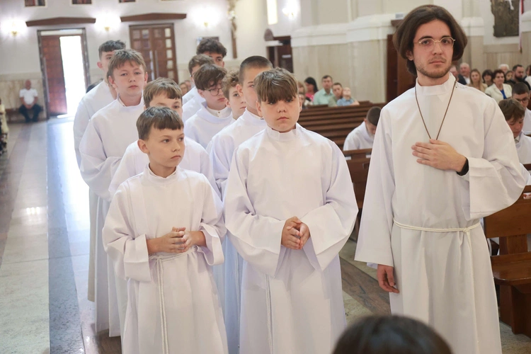 Błogosławieństwo ministrantów słowa Bożego