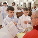 Błogosławieństwo ministrantów słowa Bożego