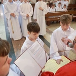 Błogosławieństwo ministrantów słowa Bożego