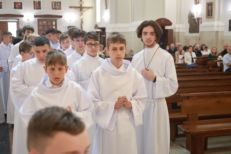 Błogosławieństwo ministrantów słowa Bożego