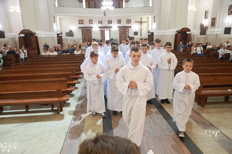 Błogosławieństwo ministrantów słowa Bożego