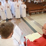 Błogosławieństwo ministrantów słowa Bożego