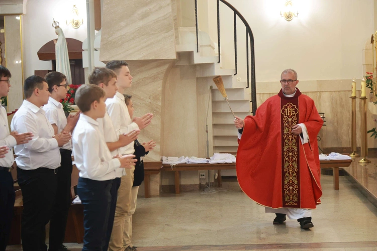 Błogosławieństwo ministrantów słowa Bożego