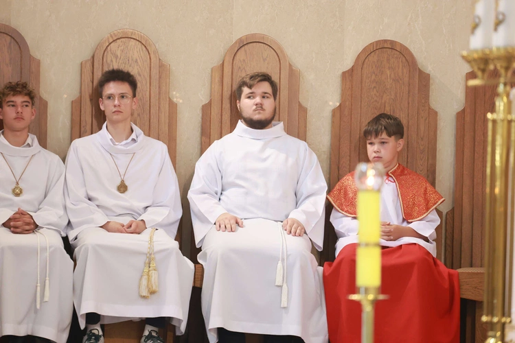 Błogosławieństwo ministrantów słowa Bożego