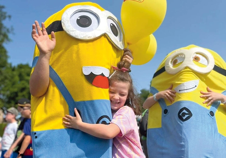 Najmłodsi  znów bawili się na caritasowym pikniku.