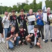 Zwycięska drużyna z LO 2 ze Strzelec Opolskich reprezentowała włoską Atalantę Bergamo.