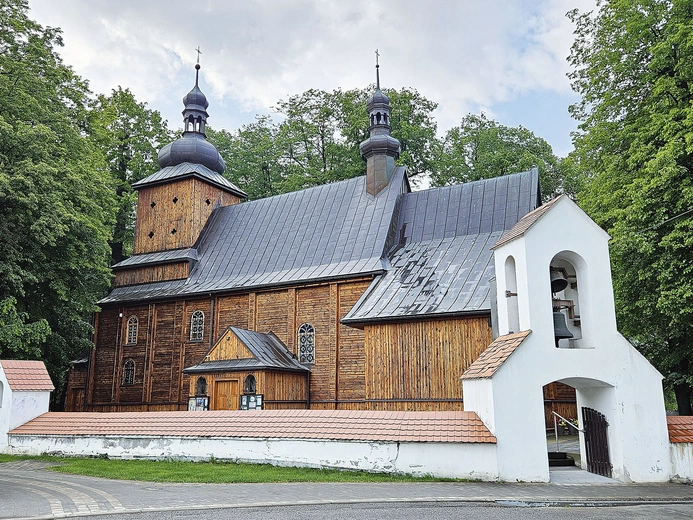  Zachwycający łososiński kościół parafialny.