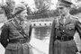 Gen. Stanisław Sosabowski (z lewej) z gen. Frederickiem Browningiem