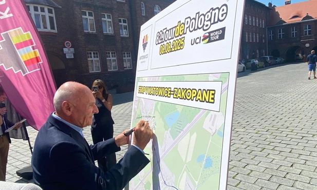 Katowice. 5. etap Tour de Pologne bez finiszu w rejonie ronda. Start w Nikiszowcu