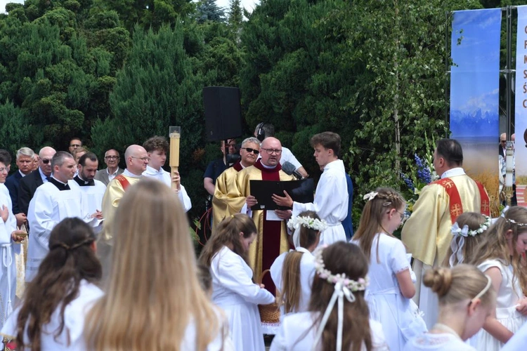 Procesja Bożego Ciała na ulicach Świebodzina