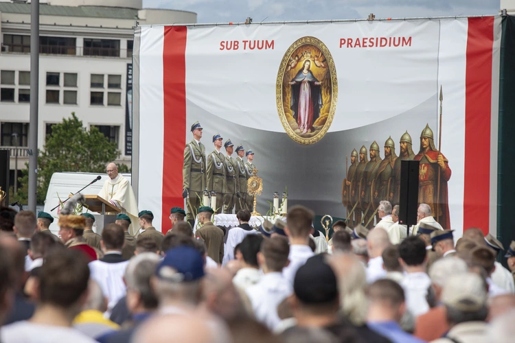 Boże Ciało. Ołtarz na placu Piłsudskiego