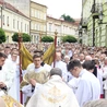 Boże Ciało w tarnowskiej katedrze - procesja