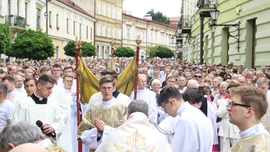 Boże Ciało w tarnowskiej katedrze - procesja