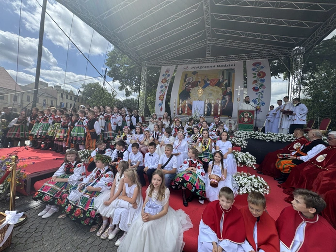 Boże Ciało w Łowiczu - procesja