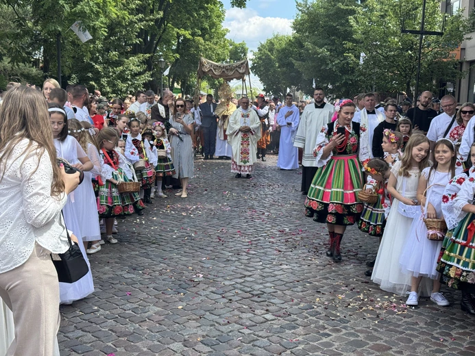 Boże Ciało w Łowiczu - procesja