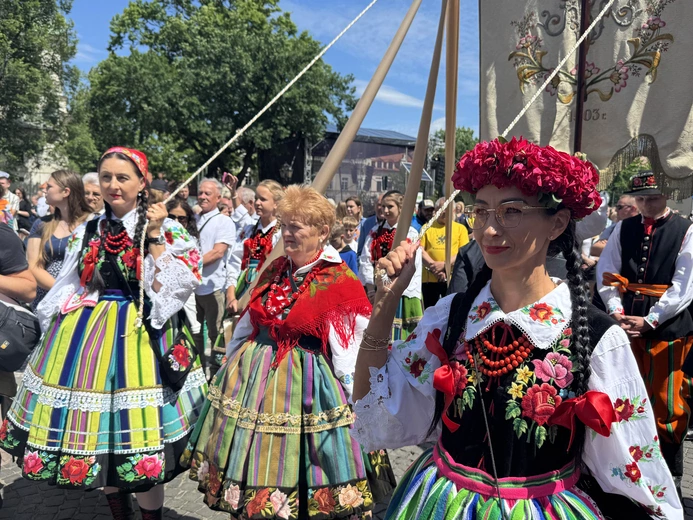 Boże Ciało w Łowiczu - procesja