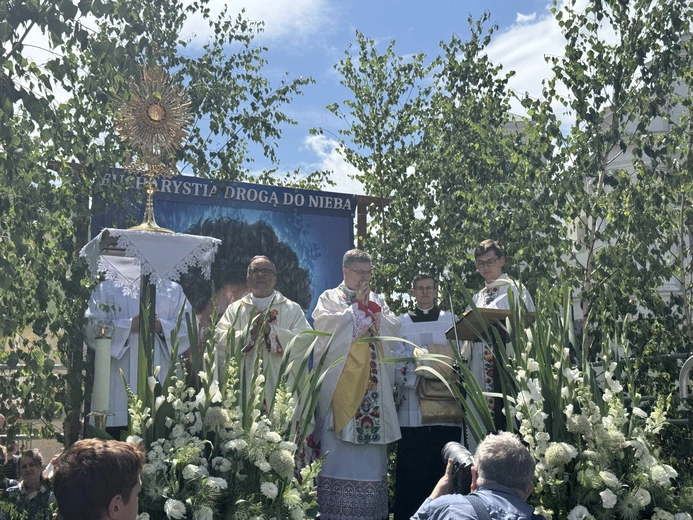 Boże Ciało w Łowiczu - procesja