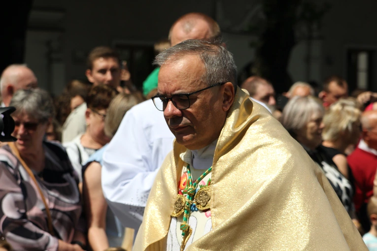 Boże Ciało w Łowiczu - procesja
