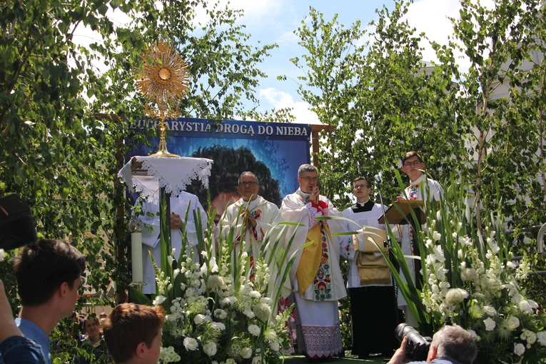 Boże Ciało w Łowiczu - procesja