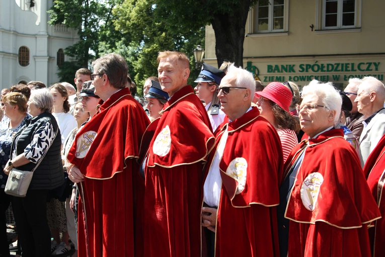 Boże Ciało w Łowiczu - procesja