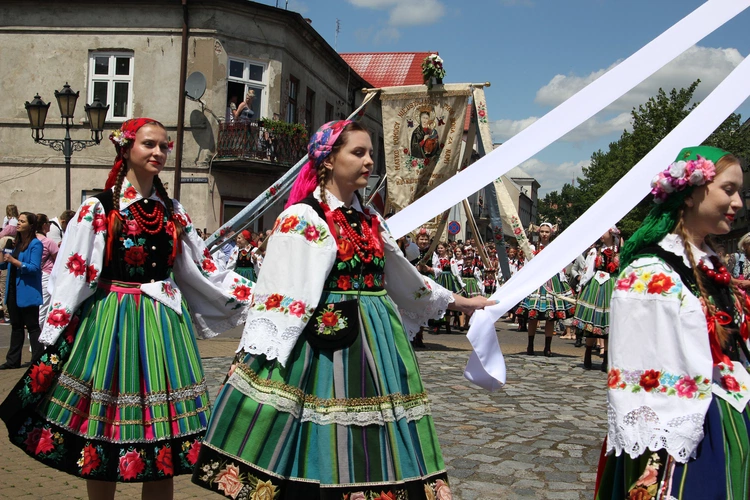 Boże Ciało w Łowiczu - procesja