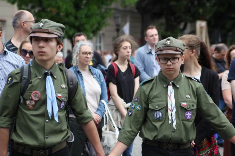 Boże Ciało w Łowiczu - procesja