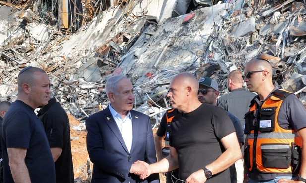 Premier Izraela beniamin Netaniahu 