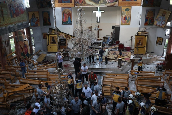 20 osób zginęło w samobójczym zamachu w kościele w Damaszku